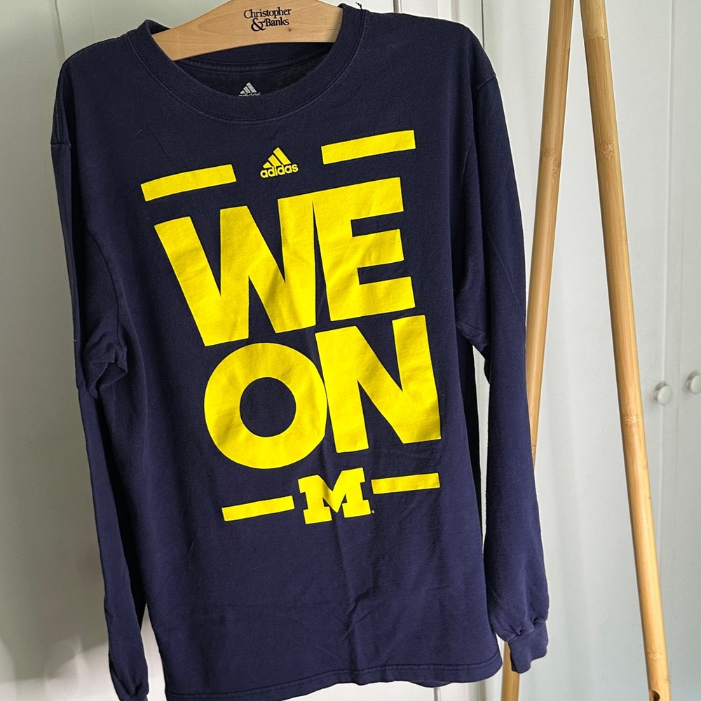 Michigan  Adidas‎ Graphic Long Sleeve Shirt size large